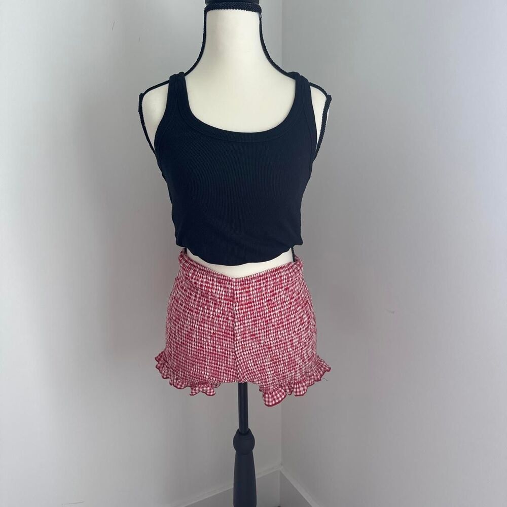 Shein Women's Red and Pink Skirt